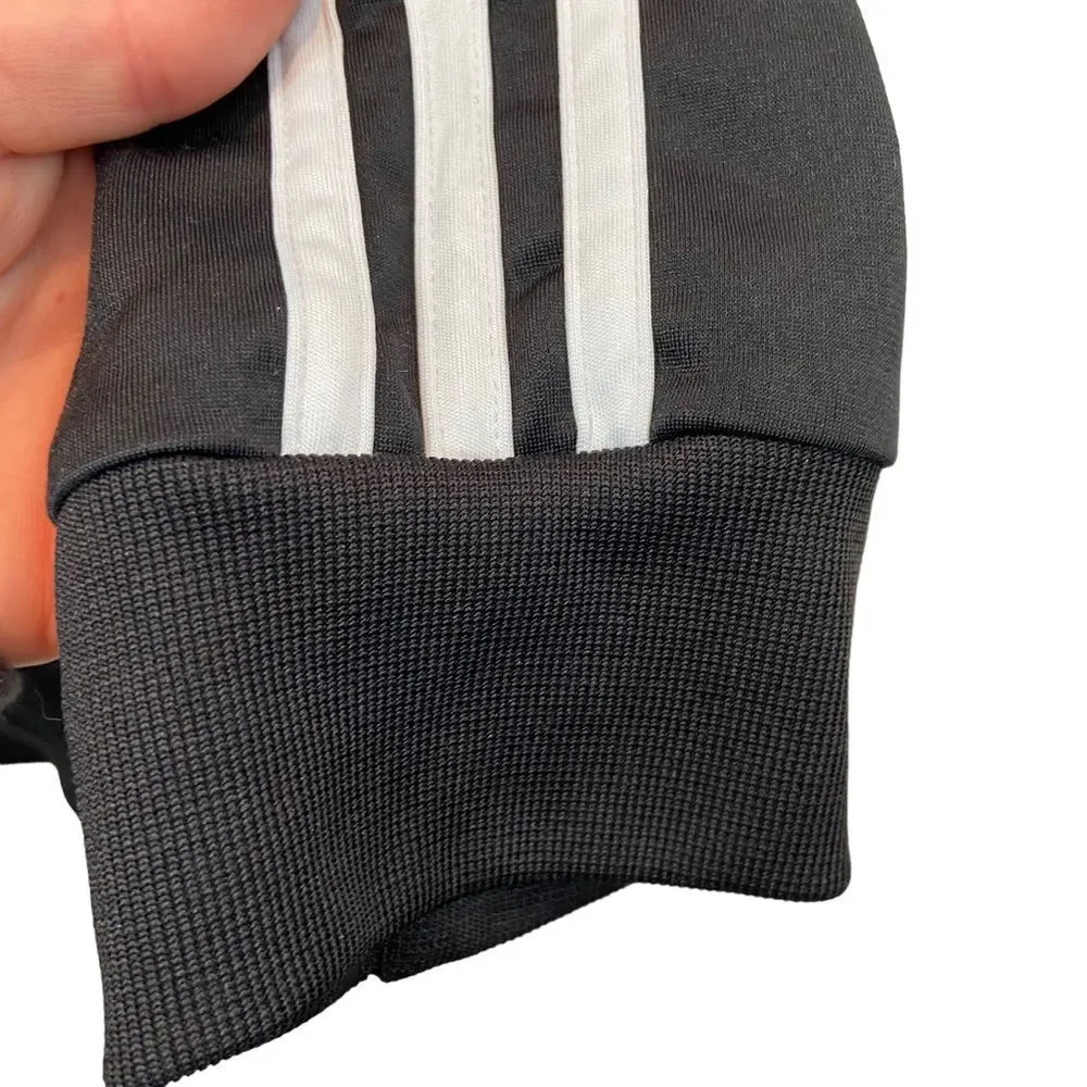 Men’s Adidas Essentials Triple Stripe Track Jacket Black and White Size‎ Small